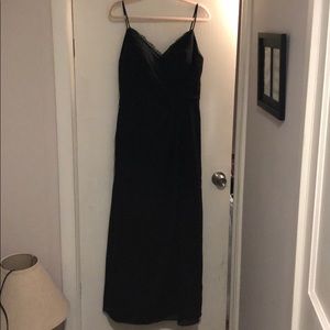 Black bridesmaid dress